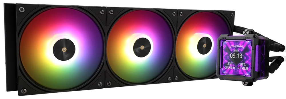 Система охлаждения жидкостная Thermalright Frozen Warframe PRO 360 Black ARGB