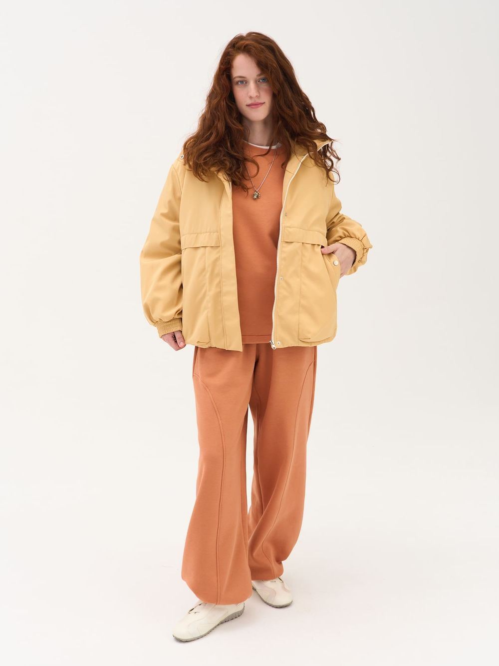 Свитшот "Карамель" женский утепленный