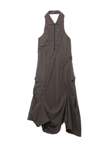 Платье Ruffle Linen Maxi Dress