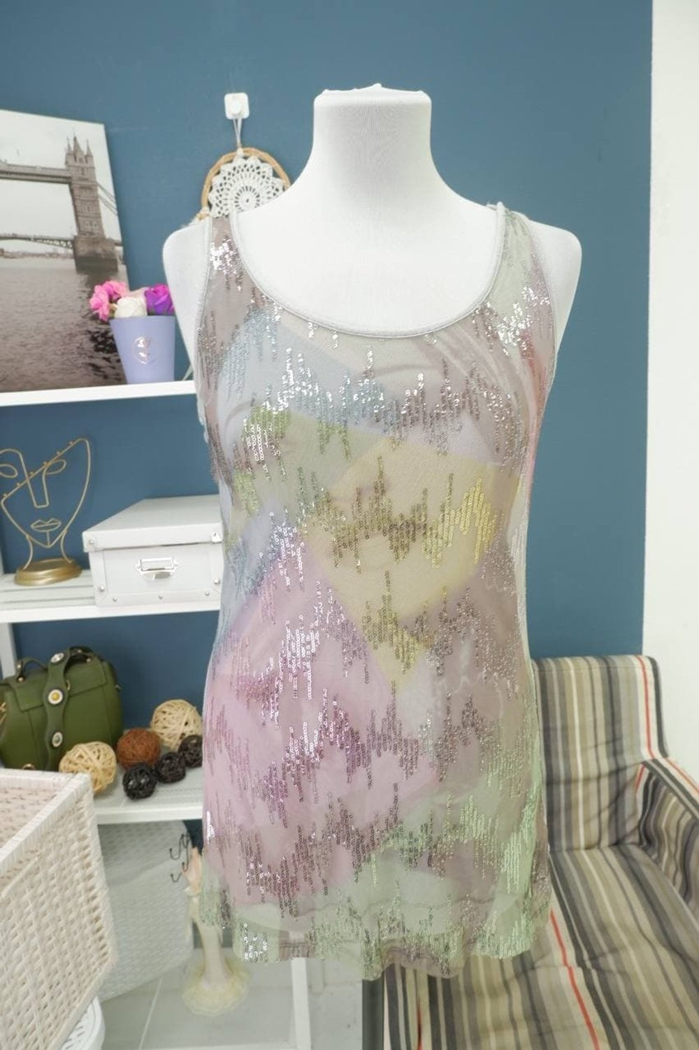 Майка Concept Club с пайетками 46 размер