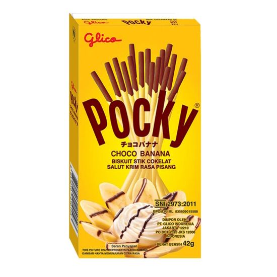 Покки соломка в шоколадной глазури Шоко Банан Choco Banana 42гр. (Таиланд)