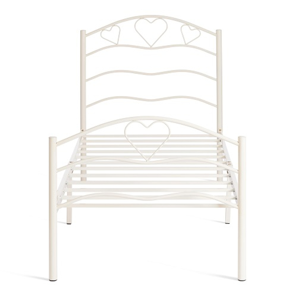 Кровать Roxie/Рокси 90х200см, односпальная кровать, белый