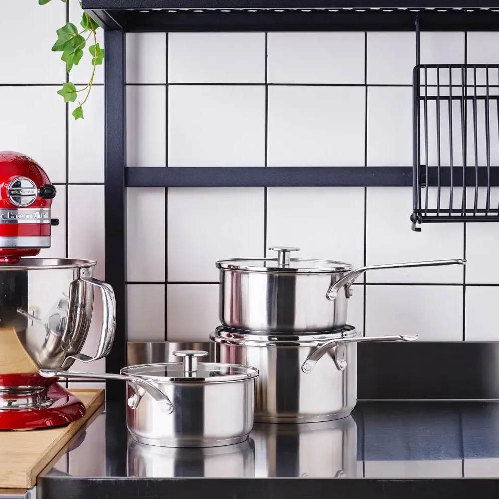 KitchenAid Набор из 3 кастрюль 16+18+20 см