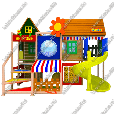 Детский игровой лабиринт «Деревня Ромашково»