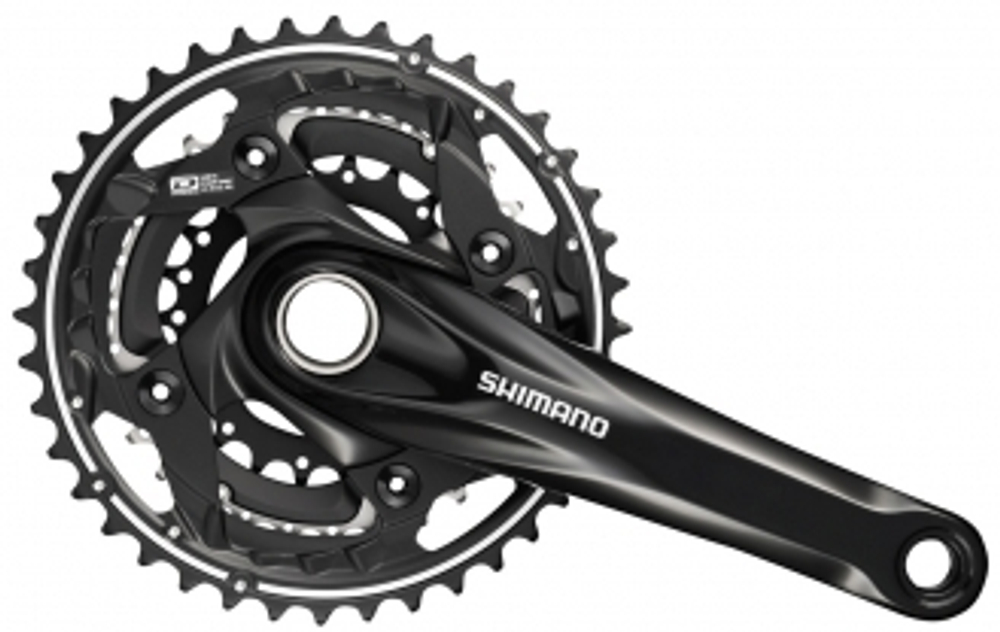 Система Shimano Deore, M622, 175мм, ин.вал, 40/30/22T с каретк., черн