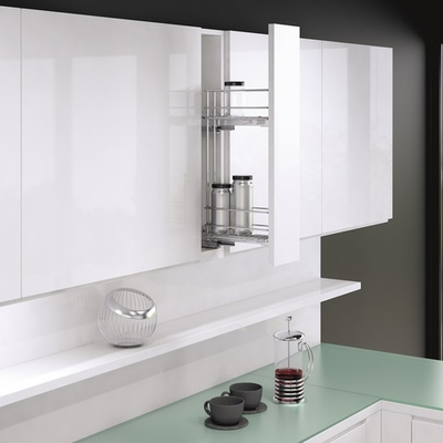 Vauth-Sagel Бутылочница CLASSIC в верхнюю секцию, выдвижной фасад 150 мм, высота 500 мм, правая, хром