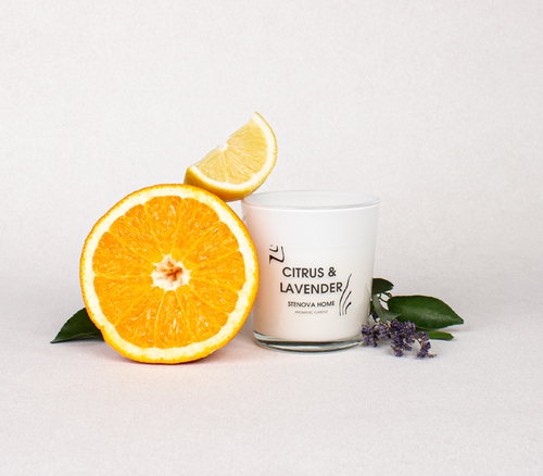 Свеча ароматическая Citrus&Lavander