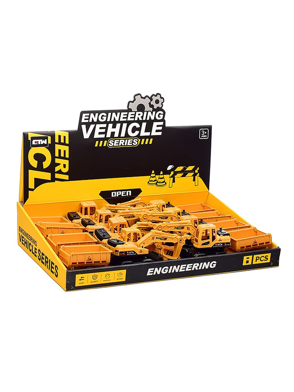 Игрушка Машина Экскаватор с прицепом-2 (BHX825)