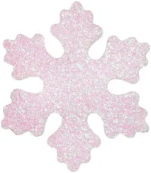 Снежинка из пенофлекса Облачко 140 мм., белый, ПромЕлка (CO-140White)