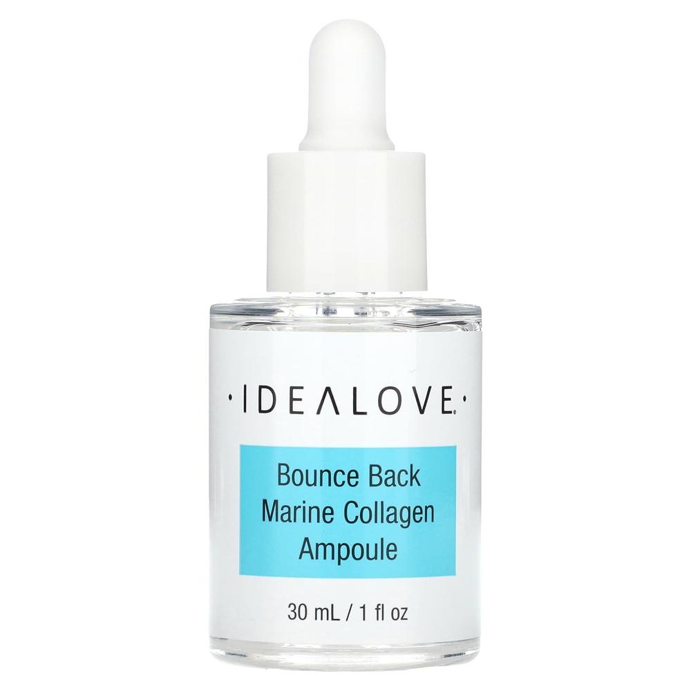 Idealove, Bounce Back, Marine Collagen Ampoule, сыворотка с морским коллагеном, 30 мл (1 жидк. унция)