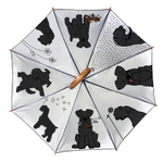 Зонт "Черные Шнауцеры"