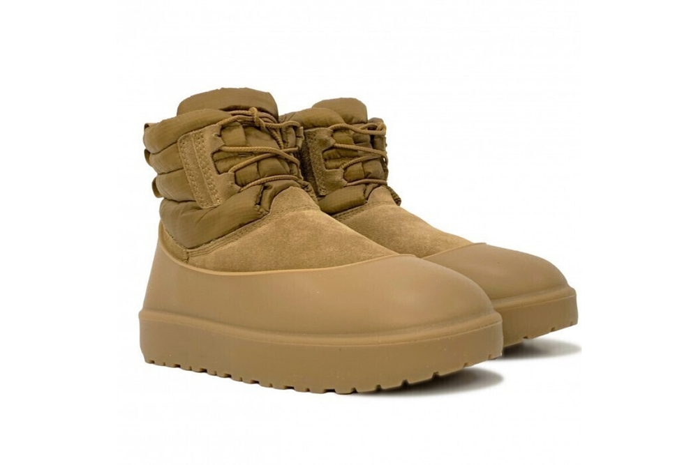 UGG Mens Classic Mini Lace-Up Weather - Chestnut