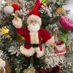 Дед Мороз мягкий игрушка 17,8 см