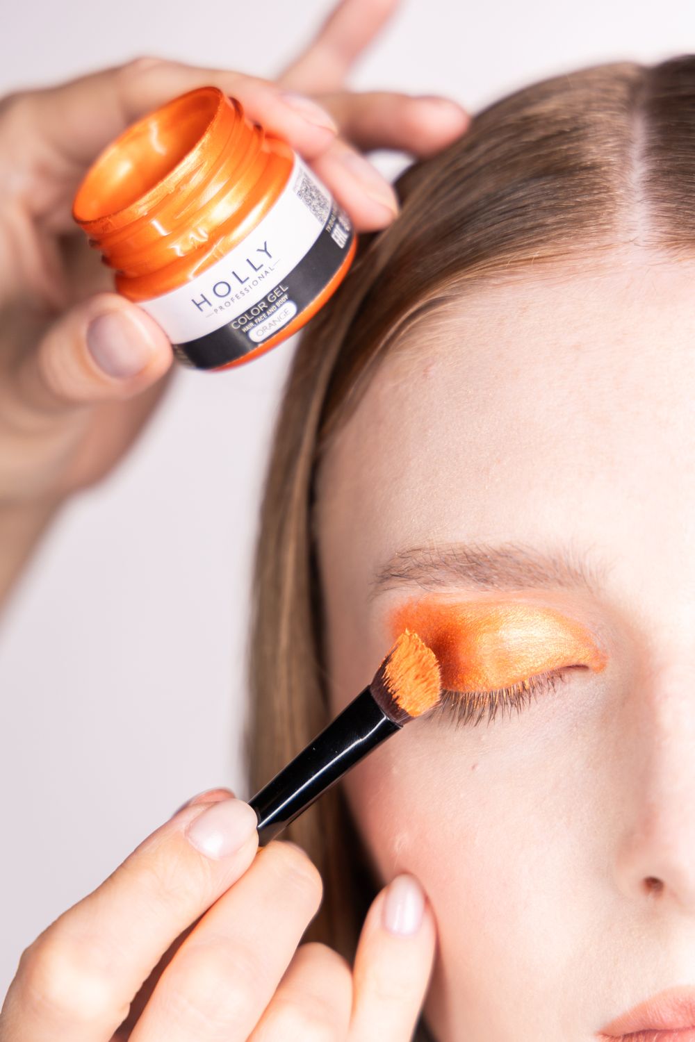 Декоративный гель для лица, волос и тела Color Gel Orange
