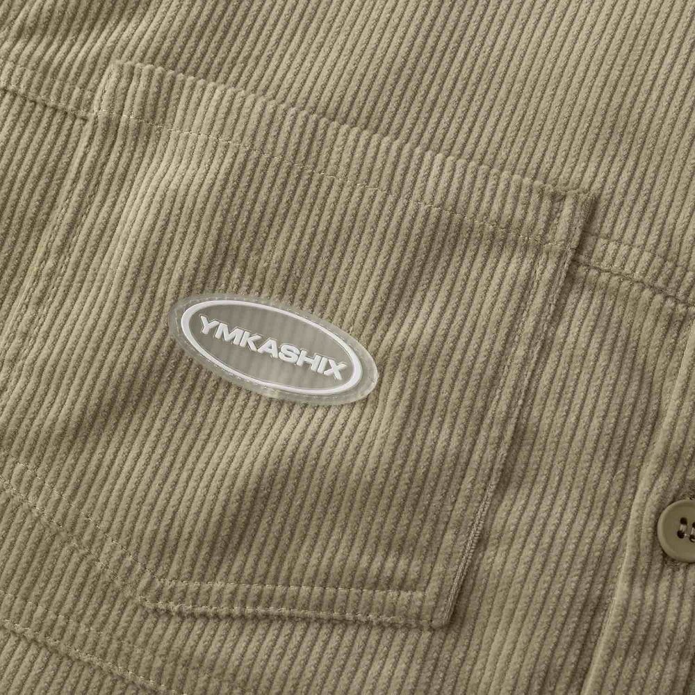 Рубашка Ymkashix Velvet Button темно-песочная