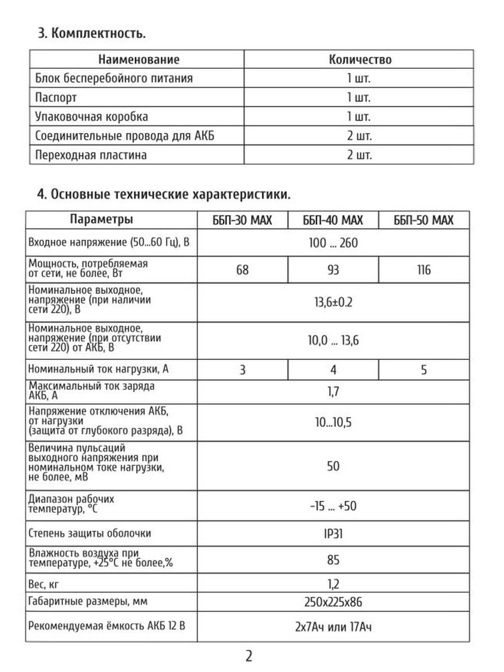 Источник бесперебойного питания ББП-50 MAX