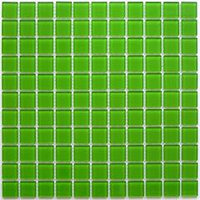 Мозаика стеклянная Green glass/Зелёное стекло (25х25) 300х300х4 мм