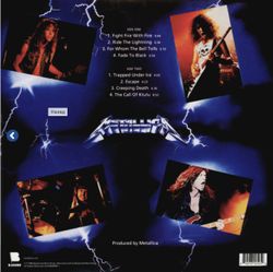 Metallica. Ride The Lightning (LP). Металлика