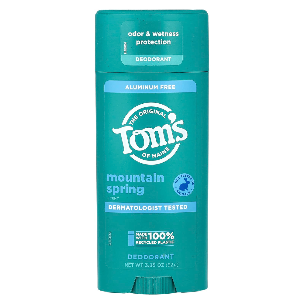 Tom's of Maine, дезодорант без алюминия, горный родник, 92 г (3,25 унции)