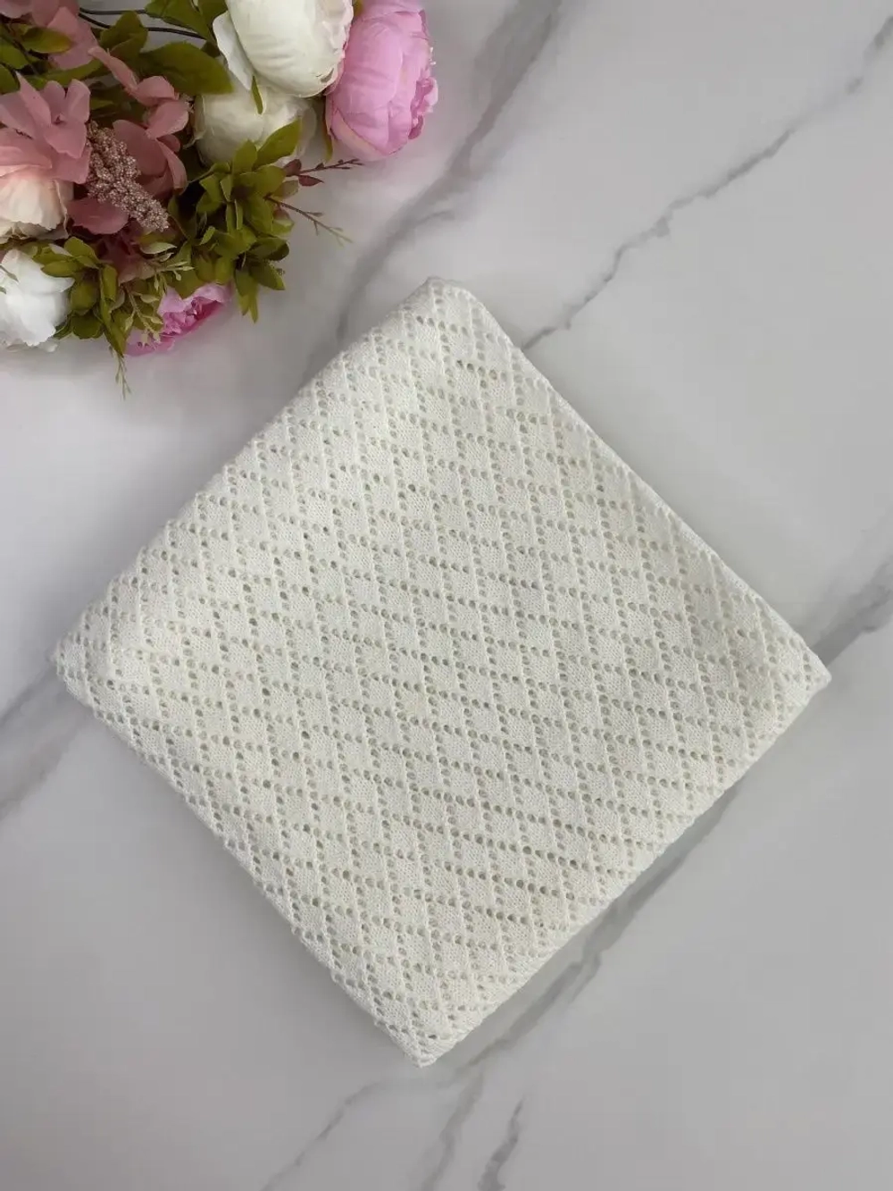 Вязаный плед