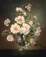 Картина Brookpace Fine Art Still Life of Flowers in Vase (49 x 59 см)