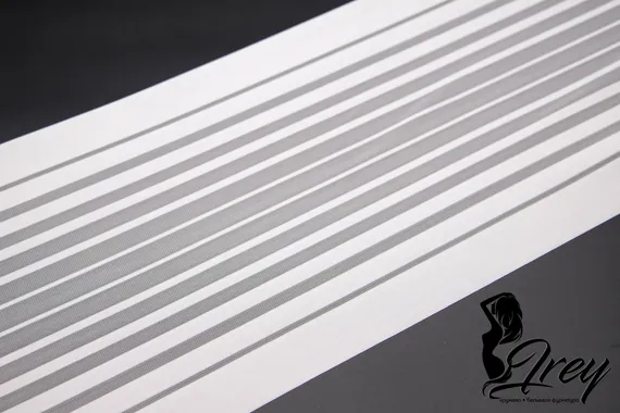 03-49 Кружево-сетка 24 см, айвори 004