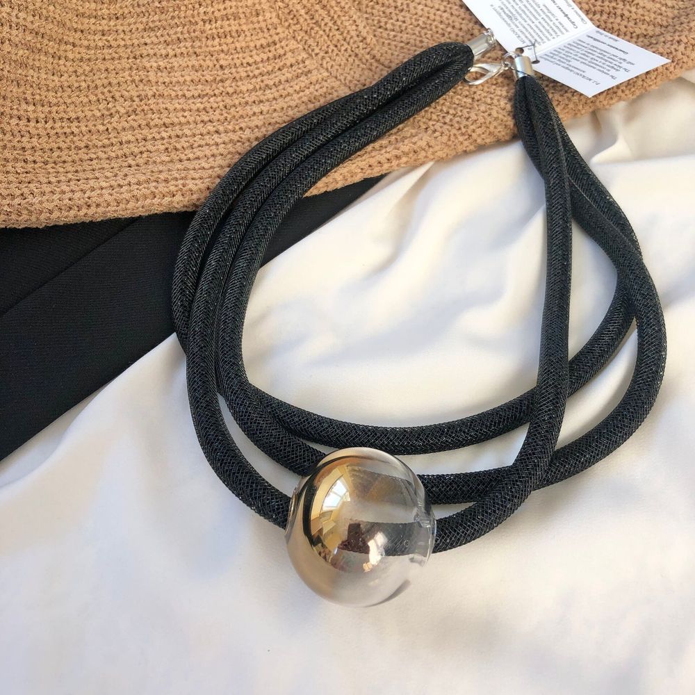 Колье бисер 3 ряда шар золото Колье бисер 3 ряда шар золото