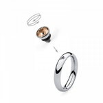 Шарм Qudo Bottone Light Peach 5 мм 630021 BR/S
