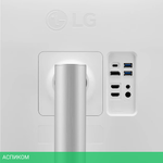 Монитор LG UltraFine 27UP850K-W черный (27UP850K-W)