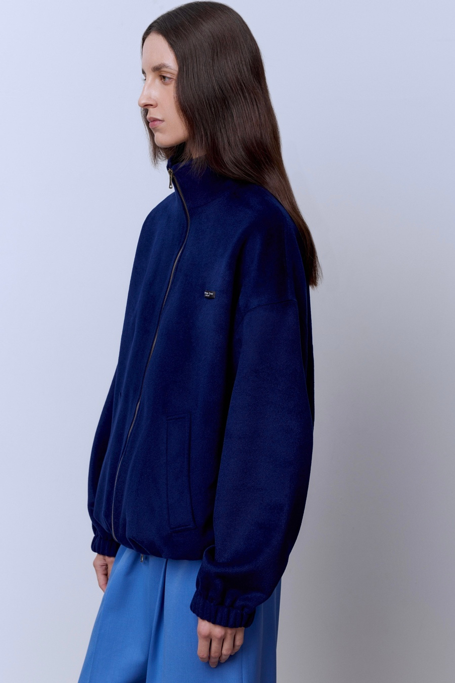 Бомбер из шерсти с кашемиром