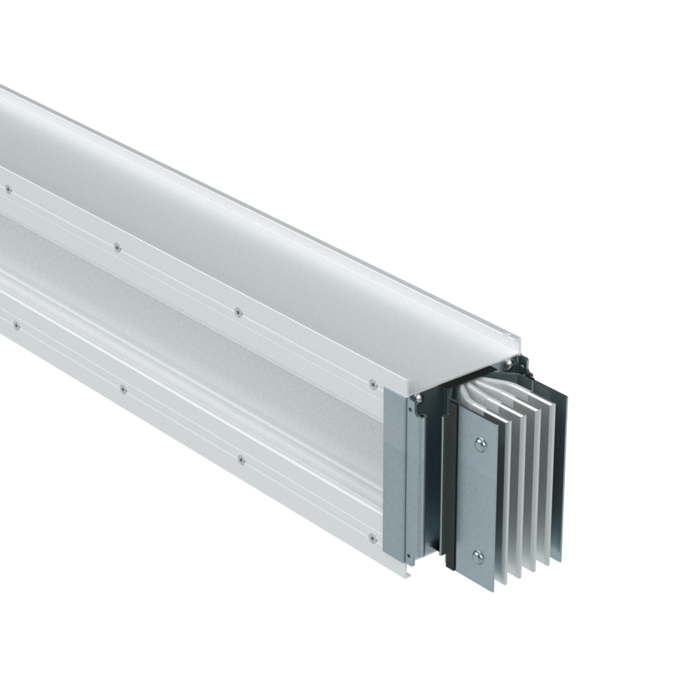 Секция прямая без точек отвода L=500-2999мм, Al, 3P+N+Pe+Fe, 5000А, IP55