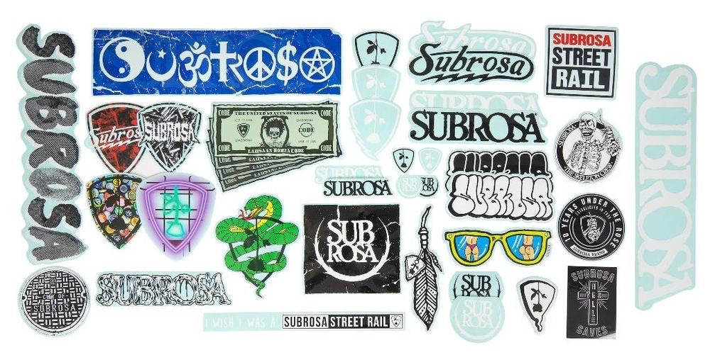 Набор стикеров Subrosa 2016 Sticker Packs