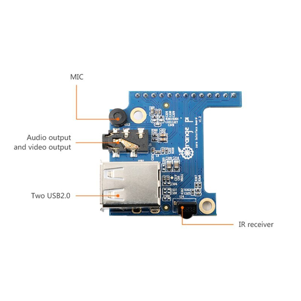 Плата расширения Orange Pi Zero Interface Board