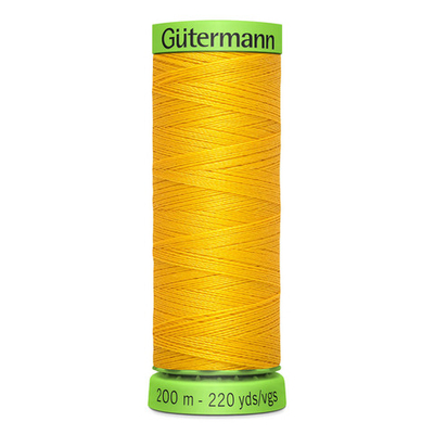 Нитки для тонких тканей Gutermann Extra Fine 150 (200 метров), 5 кат. | 106 т.желтый