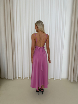 Платье Blossom миди розовый