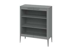 Витрина Type стеклянная высота 120 см (серый)