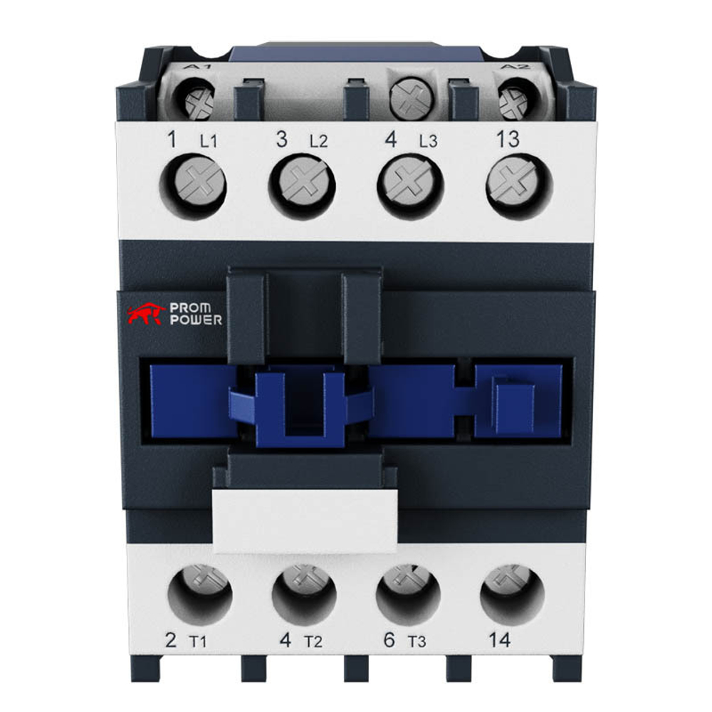 Контактор JLC1-D25-01 (AC220), 25A, 3 полюса, доп контакт 1НЗ, напряжение катушки 220VAC