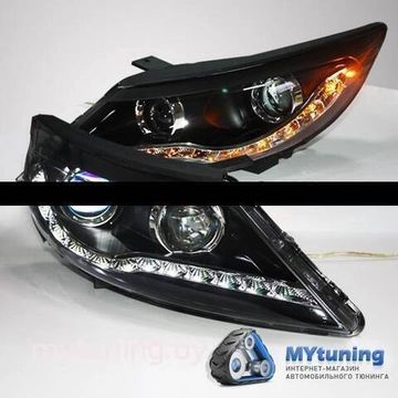Передние фары Kia Sportage R daylight V2 type