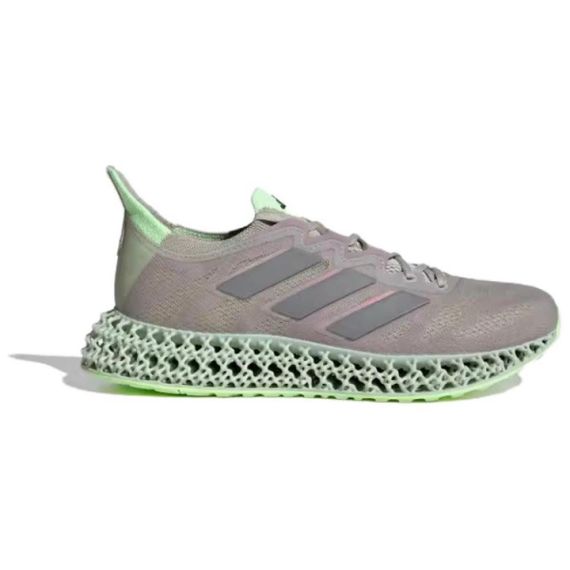 Adidas 4D FWD 3 Бежевые кроссовки Низки Свето-серый/Зеленый/Светло-желтый/Темно-серый Женские