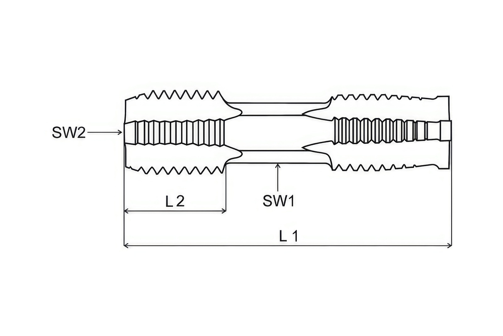 Метчик комбинированный VÖLKEL HexTap DS M16 67052