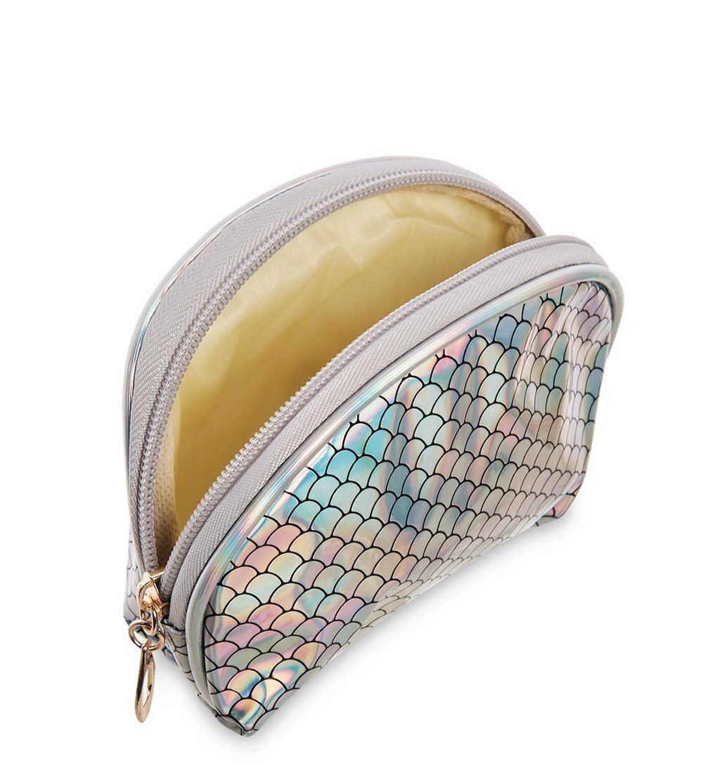 ЯЛ-16-01/1 Косметичка 3 в 1 серебряный