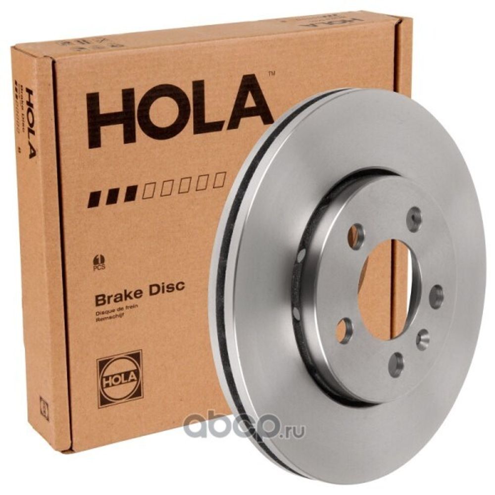 Диск тормозной передний Skoda Fabia I-III Rapid Volkswagen Polo (256x22) (HOLA)