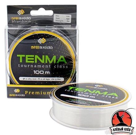 Леска "Shii Saido" Tenma, L-100 м, d-0,331 мм, test-7,83 кг, прозрачная