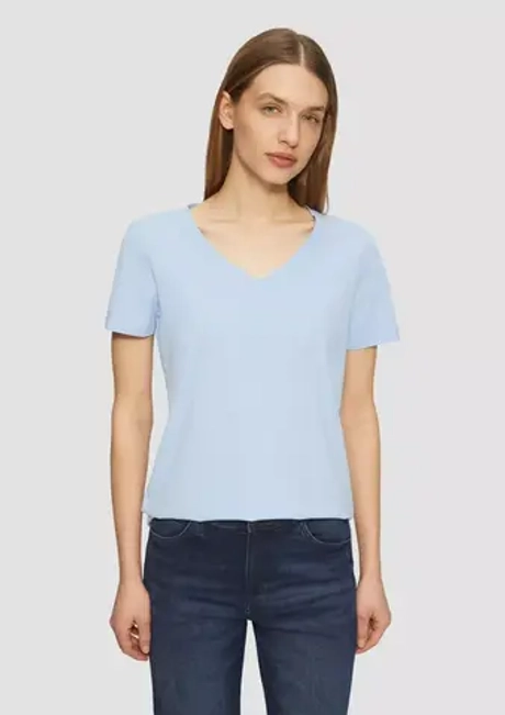 Футболка с V-образным вырезом s.Oliver
