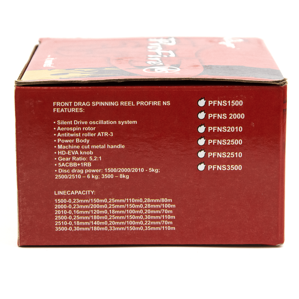 Катушка безынерционная Stinger ProFire NS 2500 (2500, 5+1BB, мет. шпуля)