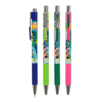 Ручка шариковая, автоматическая, Vinson, синие чернила, серия "Tropical", 24 шт