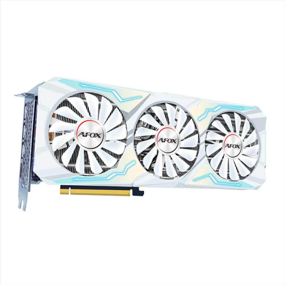Видеокарта AFOX NVIDIA GeForce RTX3080, 10Гб GDDR6X, 320 бит, Retail, PCIe4.0, 3xFAN, 2-SLOT, 350Вт, RGB, HDMI, 3xDP (AF3080-10GD6XH7-V3)