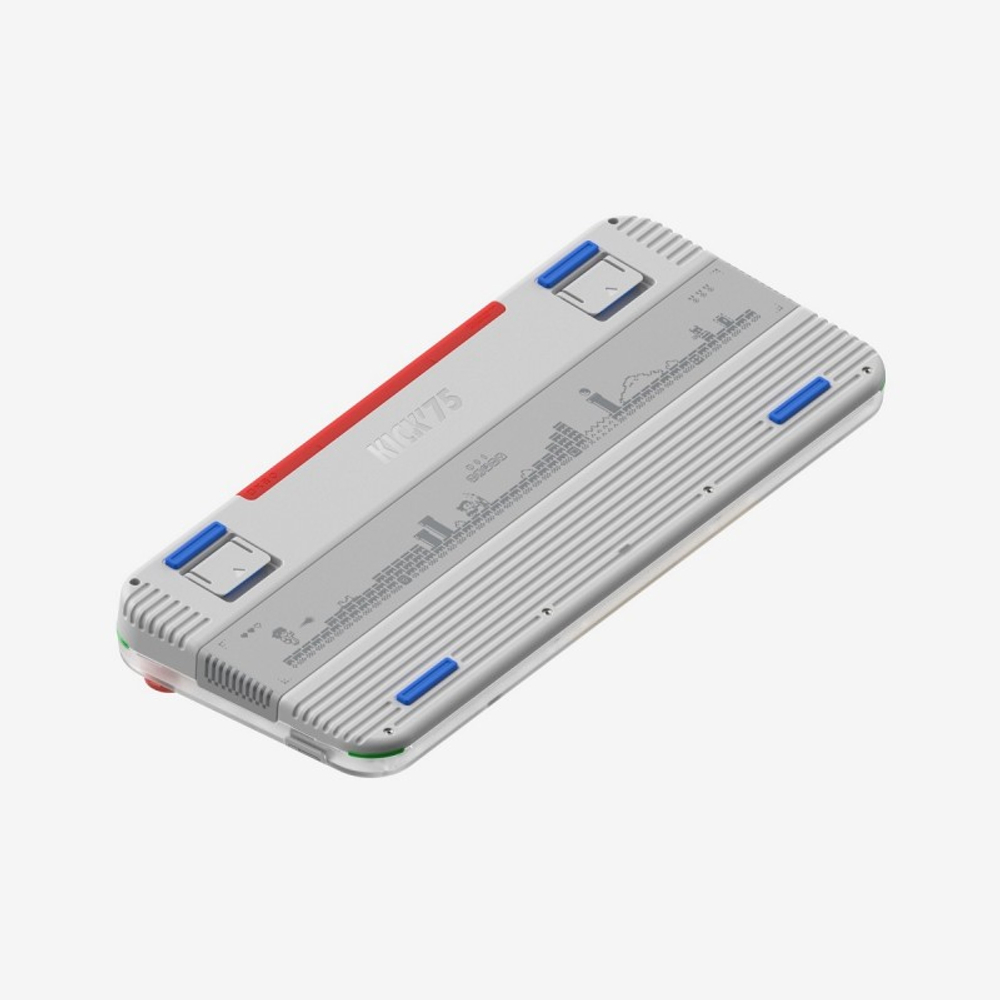 Беспроводная механическая клавиатура Nuphy Kick75, гибридный профиль, прошивка IO, Blush Max switch (KICK75HP-TG-BLM)