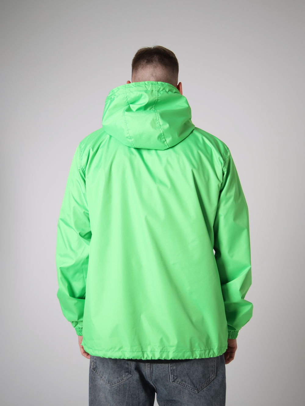 Анорак облегченный дюспо город горький зеленый салатовый