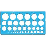 Трафарет окружностей 1-36мм, Стамм